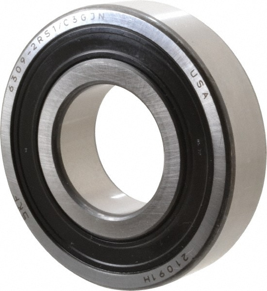 SKF 6309 2RSJEM Deep Groove Ball Bearing: 100 mm OD, Double Seal Image