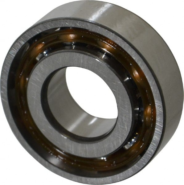 SKF 7202 BEP Angular Contact Ball Bearing: 15 mm Bore Dia, 35 mm OD, 11 mm OAW, Without Flange 