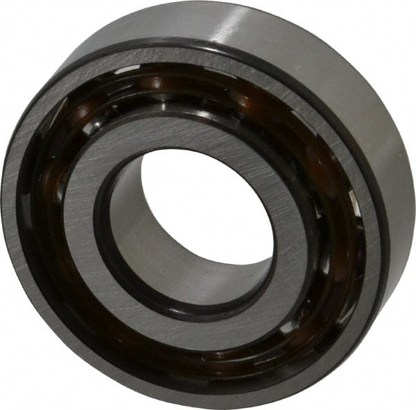 SKF 7203 BECBP Angular Contact Ball Bearing: 17 mm Bore Dia, 40 mm OD, 12 mm OAW, Without Flange 