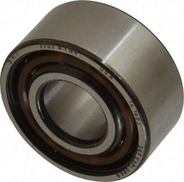 SKF 3202 ATN9 Angular Contact Ball Bearing: 15 mm Bore Dia, 35 mm OD, 15.9 mm OAW, Without Flange Image