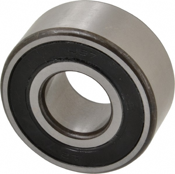 SKF 3204 A-2RS1/C3 Angular Contact Ball Bearing: 20 mm Bore Dia, 47 mm OD, 20.6 mm OAW, Without Flange Image