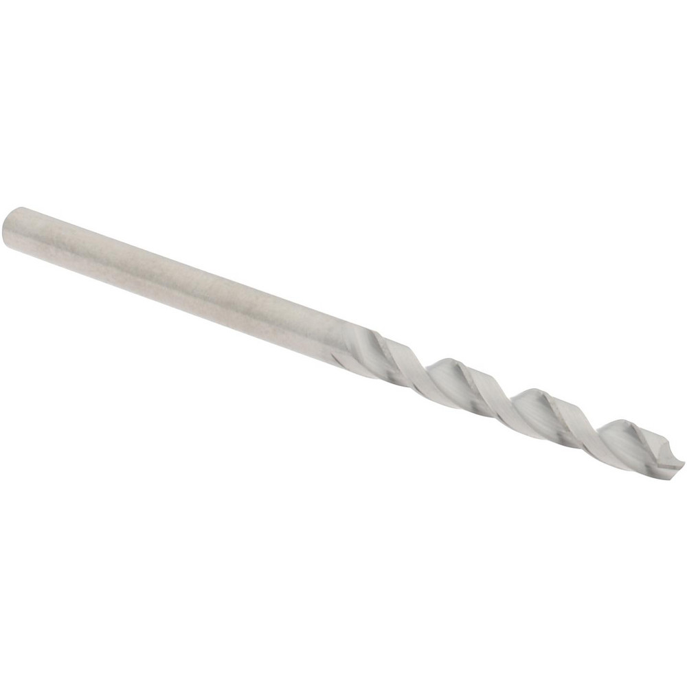 #45, 118° Drill Point, 2.08mm Shank Diam, Fast Spiral Circuit Board Drill Bit
