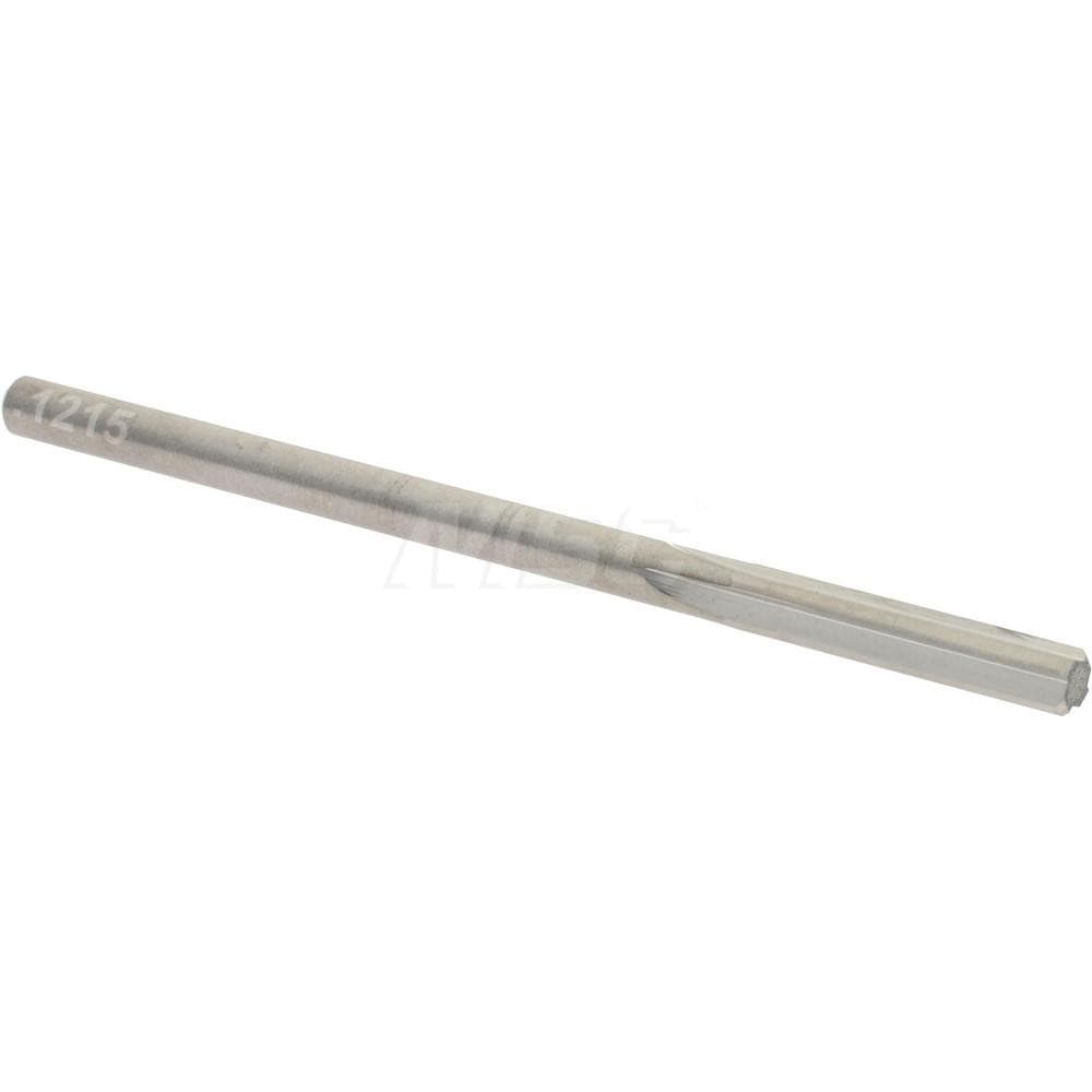 Hertel 45674728 Chucking Reamer: 0.1215" Dia, 2-1/4" OAL, 5/8" Flute Length, Straight Shank, Solid Carbide Image