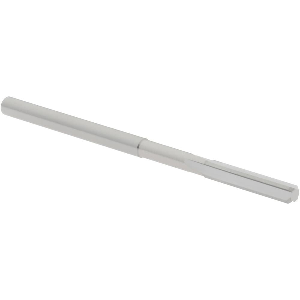 Hertel 45674736 Chucking Reamer: 0.1225" Dia, 2-1/4" OAL, 5/8" Flute Length, Straight Shank, Solid Carbide Image