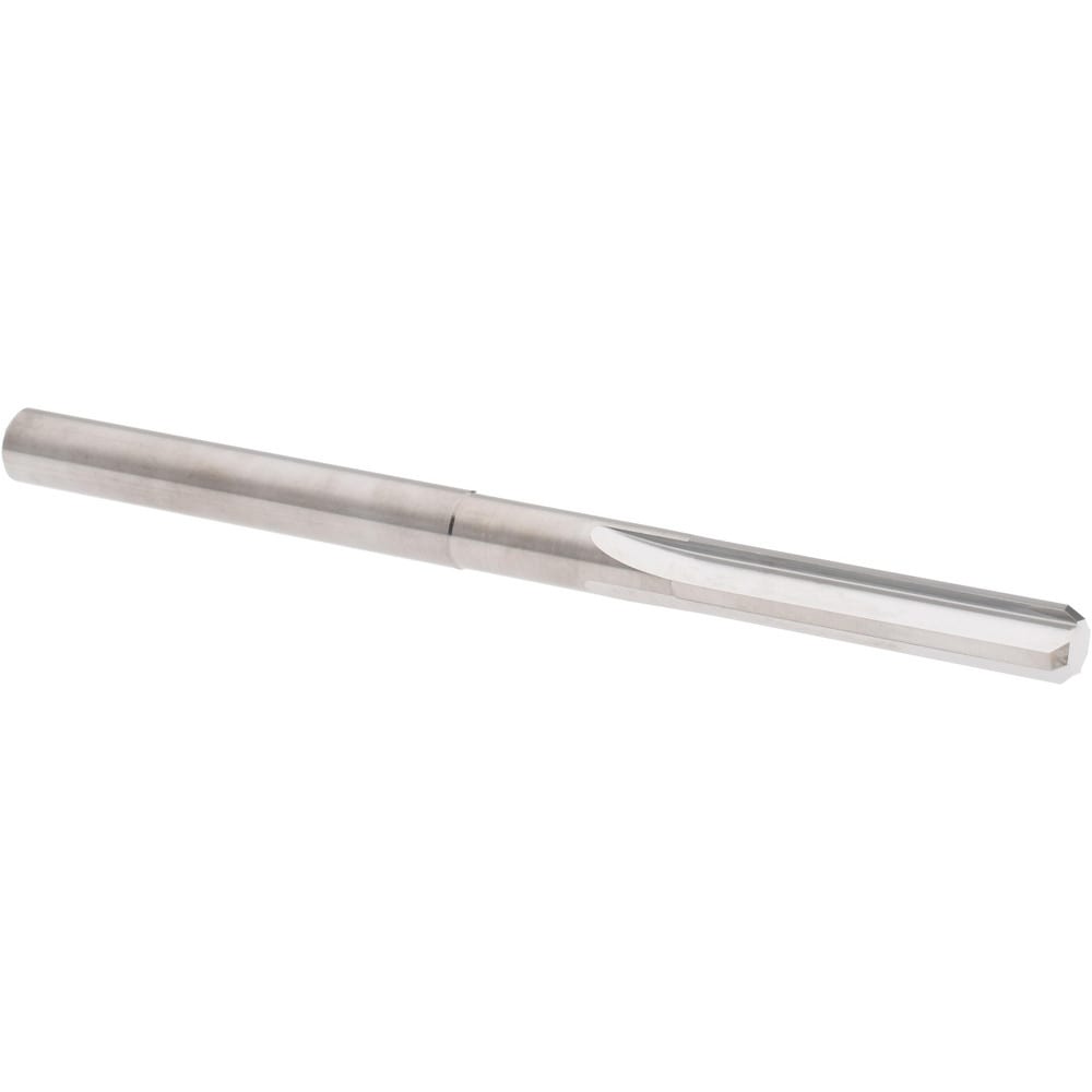 Hertel 500-0002030 Chucking Reamer: 0.203" Dia, 3" OAL, 1" Flute Length, Straight Shank, Solid Carbide Image