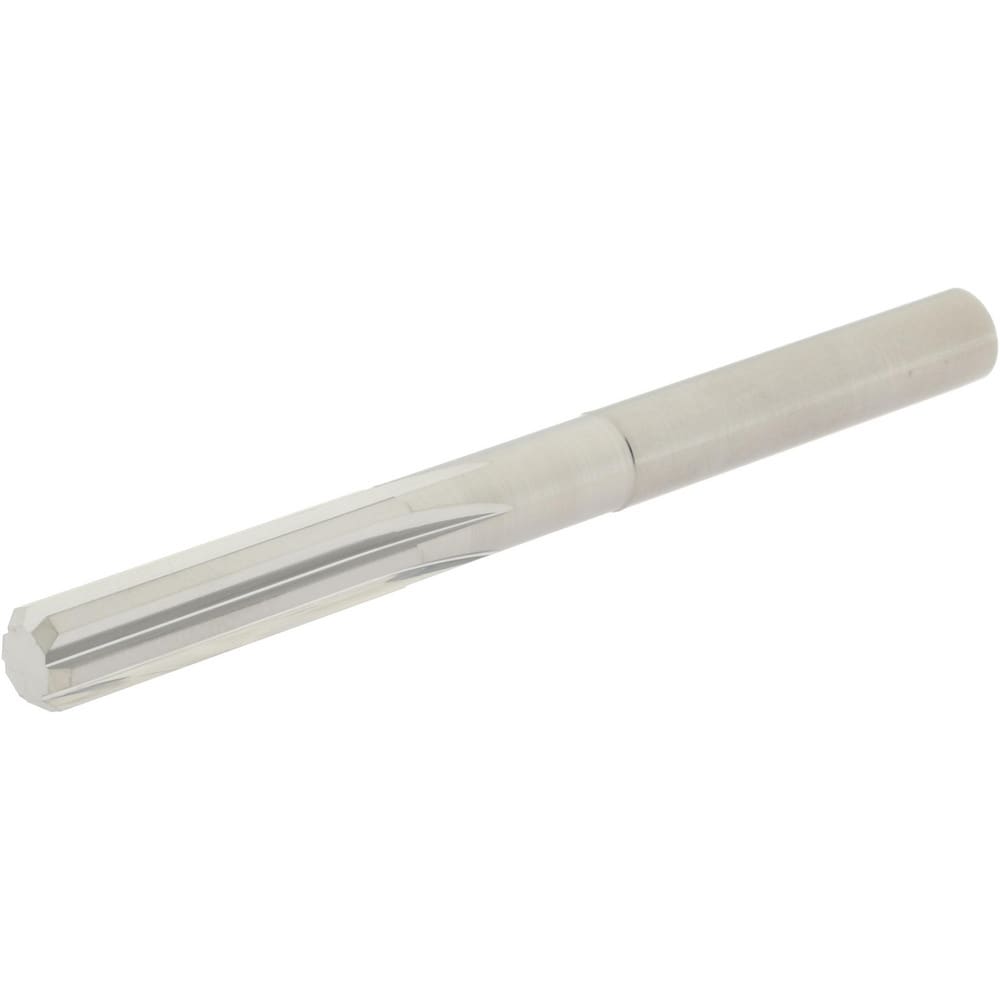 Hertel 500-0002790 Chucking Reamer: 0.279" Dia, 3-1/4" OAL, 1-1/8" Flute Length, Straight Shank, Solid Carbide Image