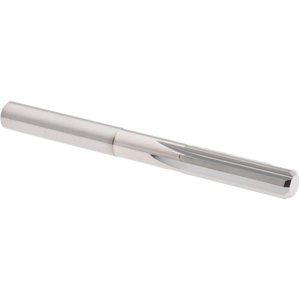 Hertel 45675881 Chucking Reamer: 0.296" Dia, 3-1/4" OAL, 1-1/8" Flute Length, Straight Shank, Solid Carbide Image