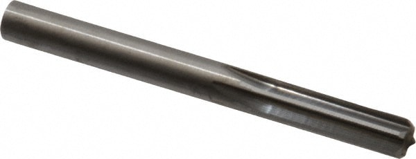 Hertel 45675964 Chucking Reamer: 0.305" Dia, 3-1/4" OAL, 1-1/8" Flute Length, Straight Shank, Solid Carbide Image