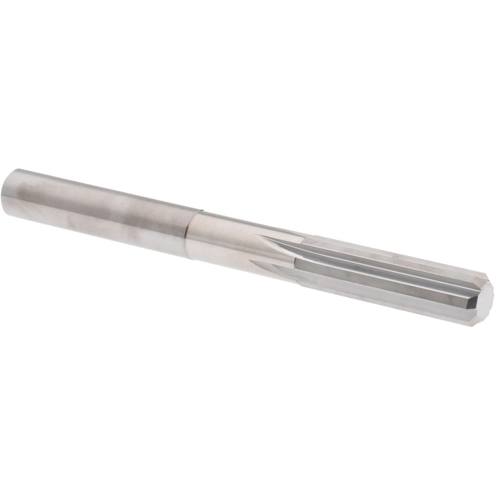 Hertel 45675980 Chucking Reamer: 0.307" Dia, 3-1/4" OAL, 1-1/8" Flute Length, Straight Shank, Solid Carbide Image