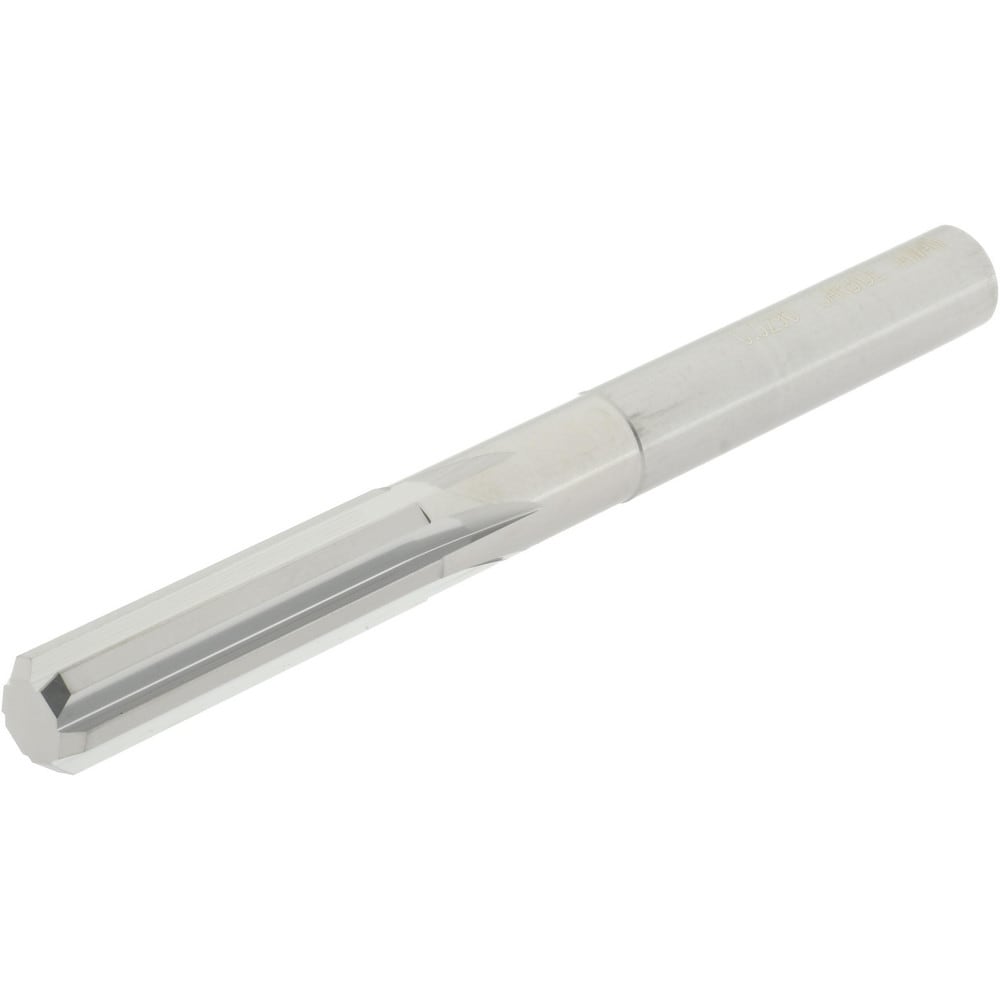 Hertel 45676145 Chucking Reamer: 0.329" Dia, 3-1/2" OAL, 1-1/4" Flute Length, Straight Shank, Solid Carbide Image