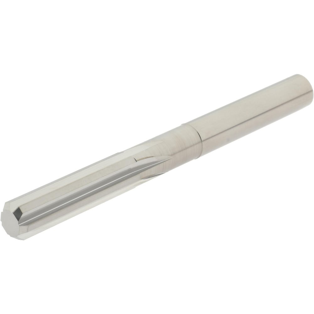 Hertel 45676152 Chucking Reamer: 0.33" Dia, 3-1/2" OAL, 1-1/4" Flute Length, Straight Shank, Solid Carbide Image