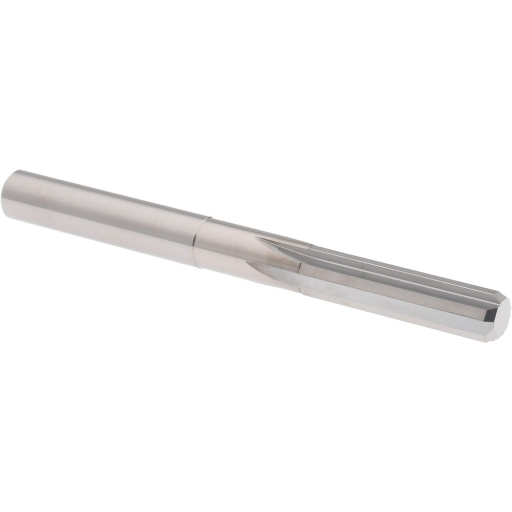 Hertel 500-0003330 Chucking Reamer: 0.333" Dia, 3-1/2" OAL, 1-1/4" Flute Length, Straight Shank, Solid Carbide Image