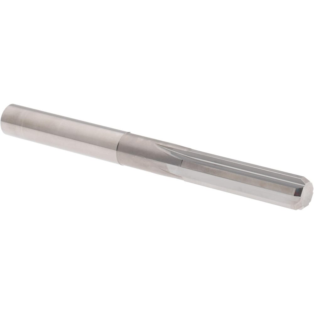 Hertel 45676210 Chucking Reamer: 0.337" Dia, 3-1/2" OAL, 1-1/4" Flute Length, Straight Shank, Solid Carbide Image