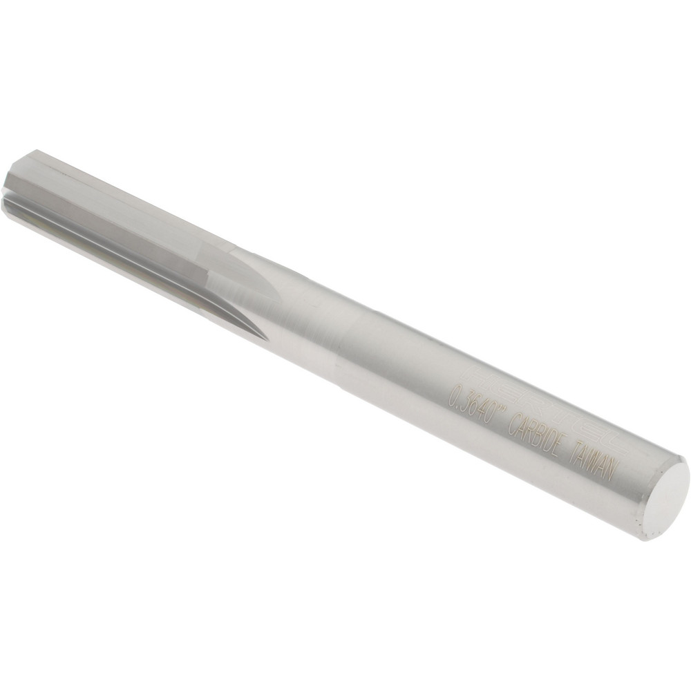 Hertel Chucking Reamer 0.3640" Dia, 31/2" OAL, 11/4" Flute Length