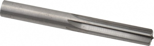 Hertel 45676889 Chucking Reamer: 0.452" Dia, 4" OAL, 1-3/8" Flute Length, Straight Shank, Solid Carbide Image