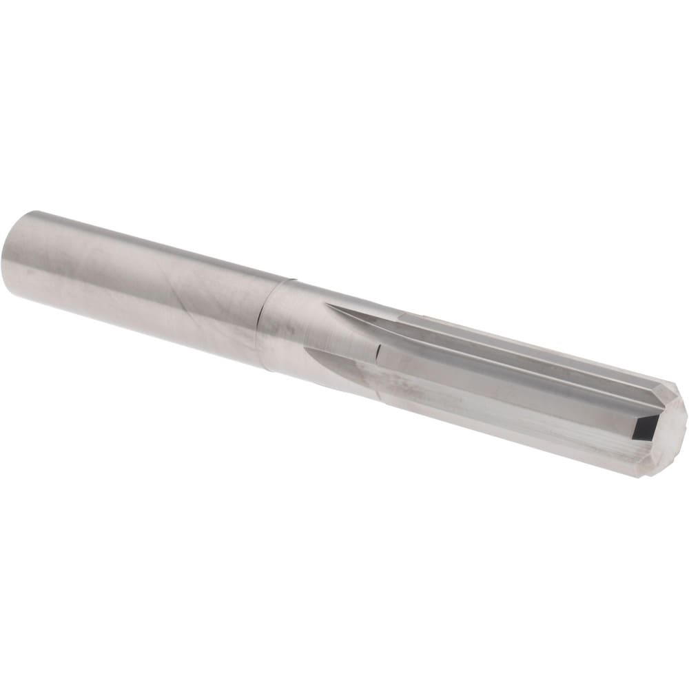 Hertel 500-0005005 Chucking Reamer: 0.5005" Dia, 4" OAL, 1-1/2" Flute Length, Straight Shank, Solid Carbide Image