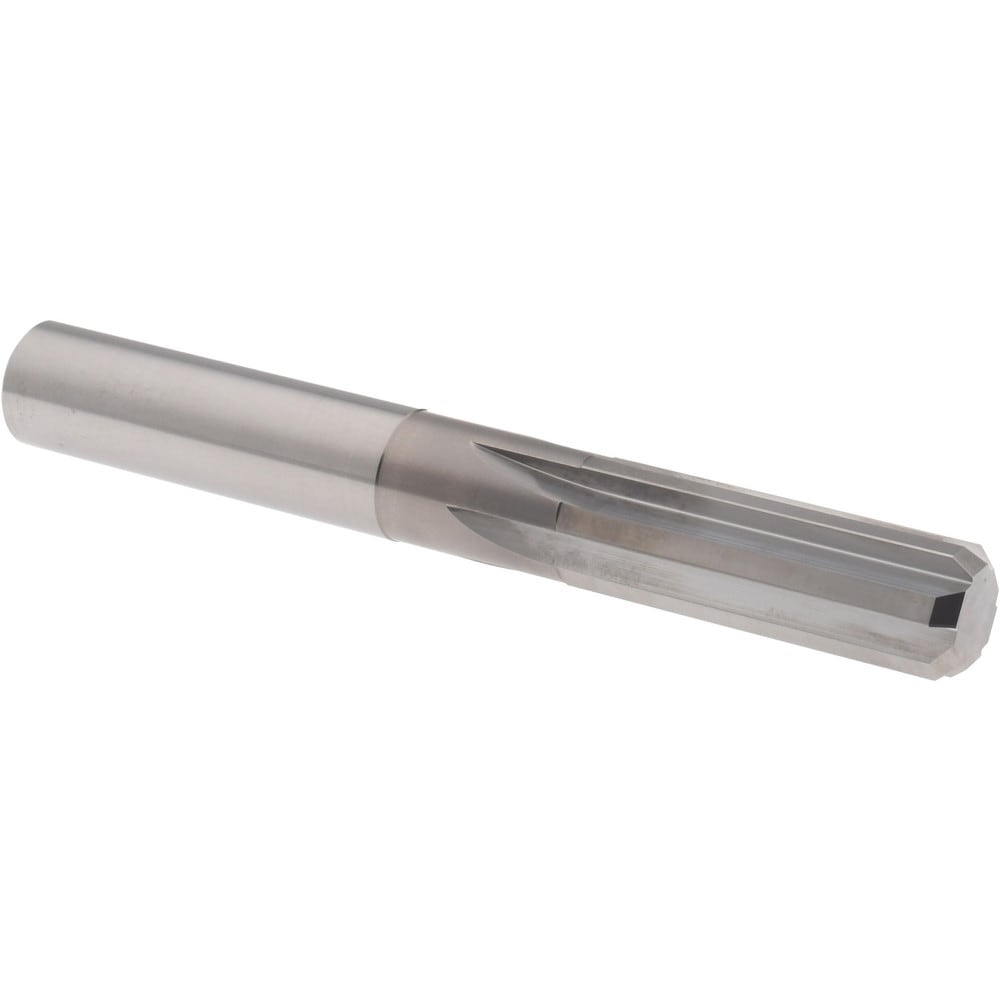 Hertel 45677085 Chucking Reamer: 0.504" Dia, 4" OAL, 1-1/2" Flute Length, Straight Shank, Solid Carbide Image