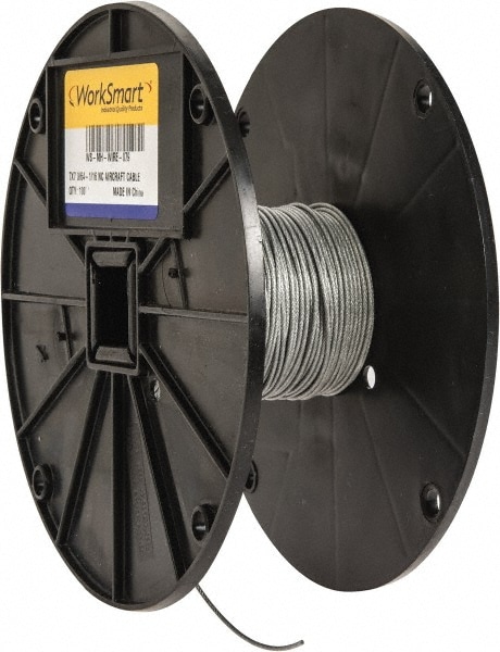 1/16" x 3/64" Diam, Aircraft Cable