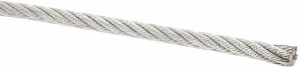 thumbnail interactive-video image 1 of Groove Industrial 5/16" Galvanized Aircraft Cable – 7x19 Steel Wire Rope, 600 Feet Spool 1 of 5