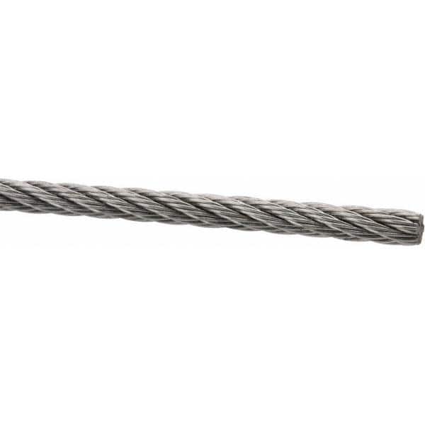 3/16 7x19 Stainless Steel Aircraft Cable - 3700 lbs Breaking Strength