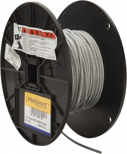 Value Collection WS-MH-WIRE-026 1/8" Diam, Aircraft Cable Image