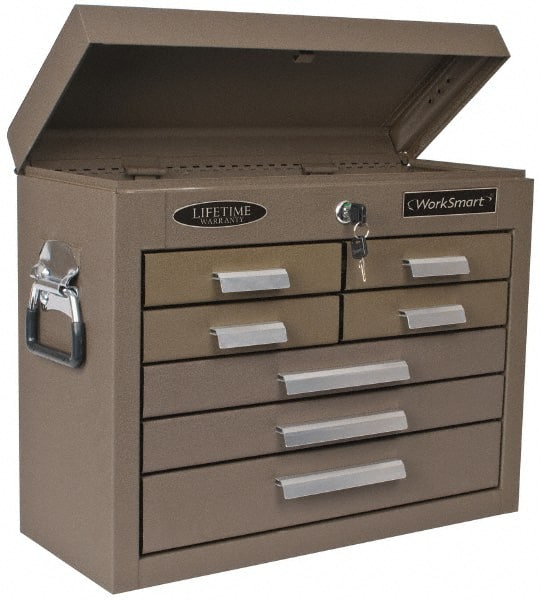 Kennedy 526B Signature Series 26-3/4W x 8-1/2D x 13-5/8H 8 Drawer Brown Machinists Chest