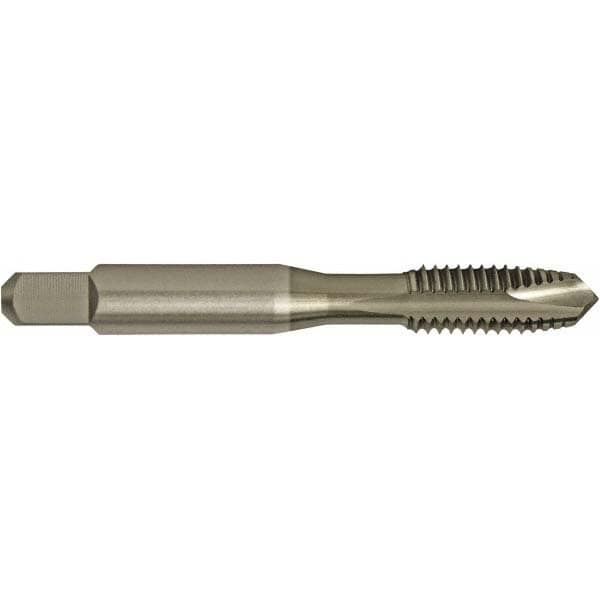 Cleveland C55419 Spiral Point Tap: M8 x 1.25, UNF, 2 Flutes, Plug, 2B, High Speed Steel, TiCN Finish Image