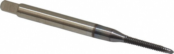 Cleveland C55372 Spiral Point Tap: #2-56, UNF, 2 Flutes, Plug, 2B, High Speed Steel, TiCN Finish Image