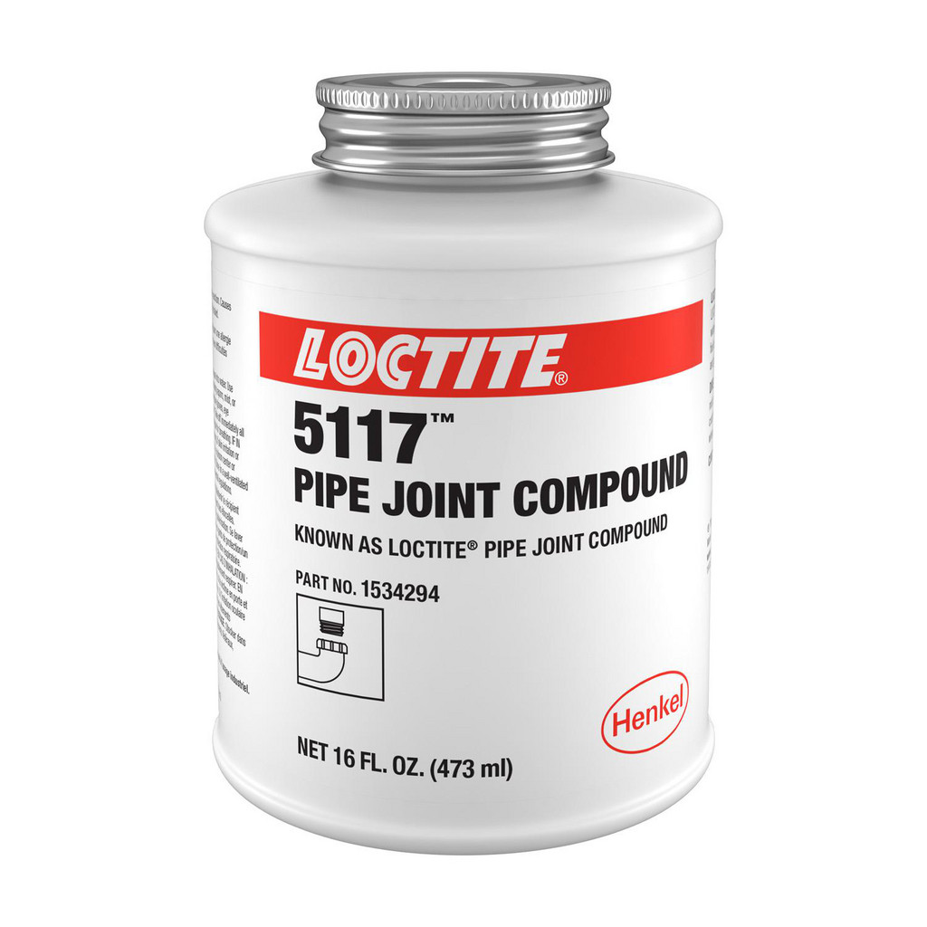 Loctite 5117 Thread Sealant, 1 pt Can - Non-hardening, brushable, general purpose thread sealant | Part #1534294