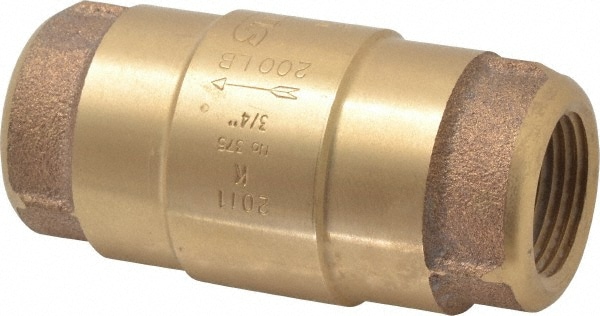 Check Valve: 3/4" Pipe