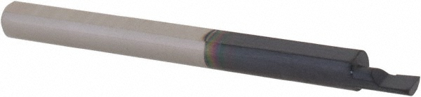 SCIENTIFIC CUTTING TOOLS Boring Bar: 0.0800" Min Bore, 0.1500" Max Depth, Right Hand, 1/8" Shank Dia, Submicron Solid Carbide - 1-1/2" OAL