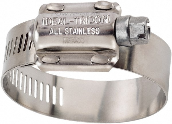 IDEAL TRIDON - 2-1/2″ ID, Grade 201, Stainless Steel Preformed J-Type Clamp  - 48555643 - MSC Industrial Supply