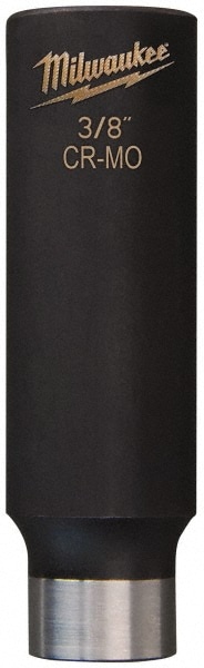 Impact Socket: 1/2" Drive, 9/16" Socket, Hex Drive