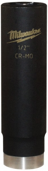 Impact Socket: 1/2" Drive, 1/2" Socket, Hex Drive