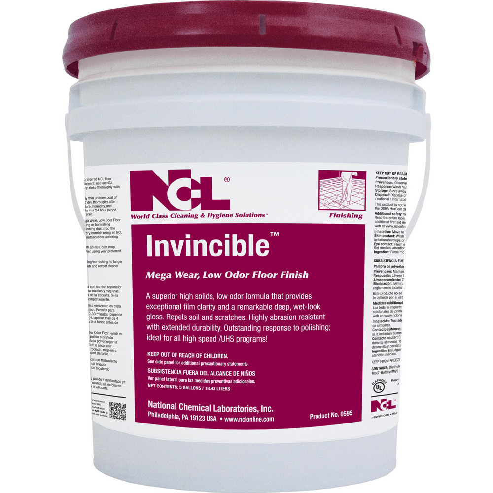 National Chemical Laboratories Floor Cleaners Strippers Sealers Product Type Floor Finish Container Type Pail Part 059521 National Chemical Laboratories Floor Cleaners Strippers Sealers Product Type Floor Finish Container Type Pail Part 059521