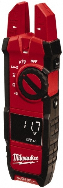 Clamp Meter: CAT III & CAT IV, 0.63" Jaw, Fork Jaw