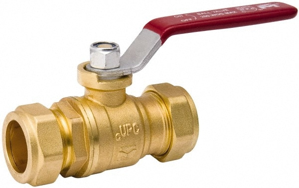 Value Collection 107-025NL Standard Manual Ball Valve: 1" Pipe, Full Port Image