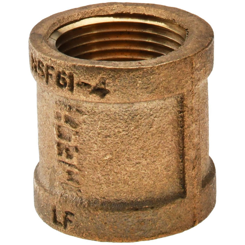 Brass Pipe Coupling: 1" Fitting, MPT, Class 125