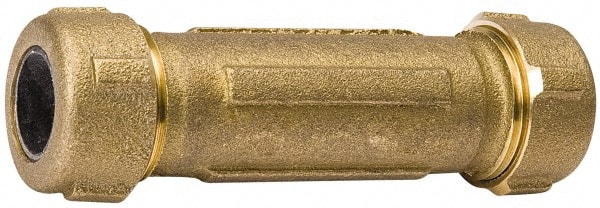 3/8 Pipe, 1/2 Copper Tube, Brass Compression Pipe Coupling