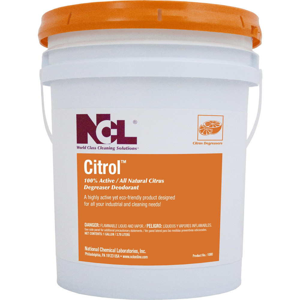 Cleaner &/Degreaser Degreaser: 5 gal, Pail - Liquid, Biodegradable, Citrus Scent, for Various