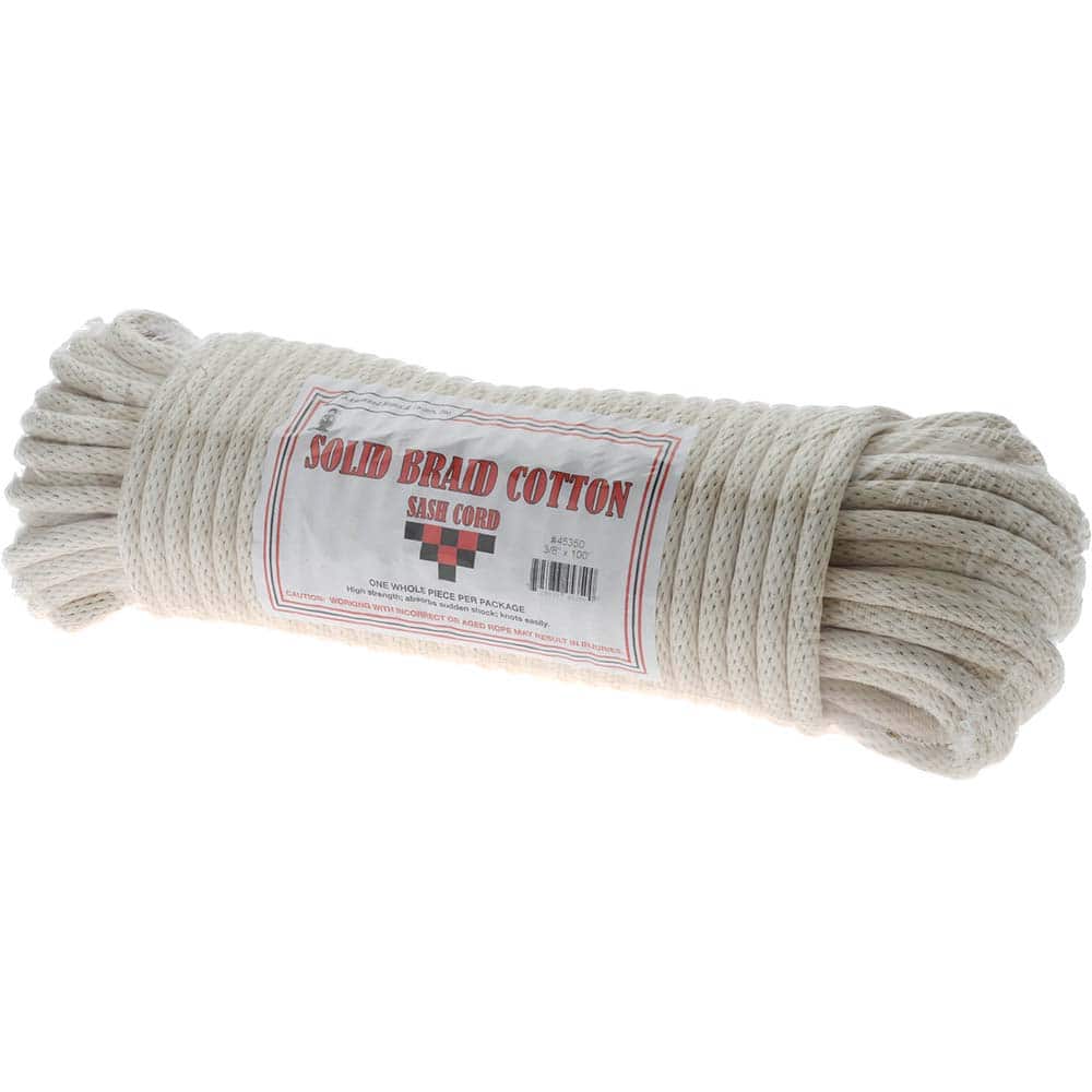 Sash-Cord Twine: Cotton, Natural Color