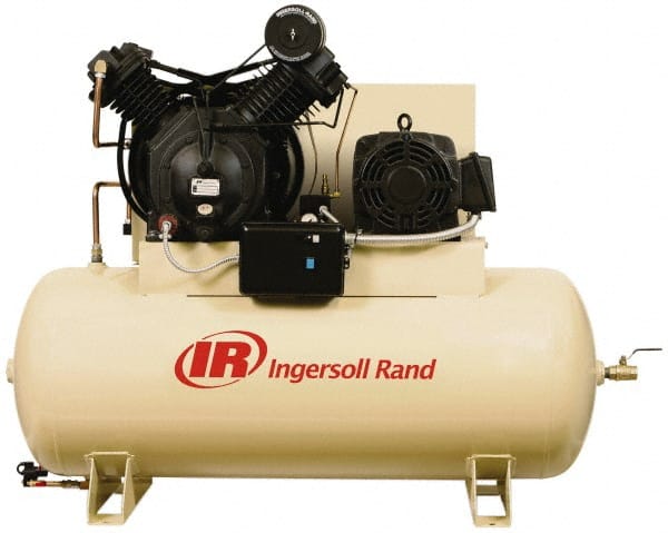 Ingersoll-Rand 45466232 Stationary Electric Air Compressor: 15 hp, 120 gal 