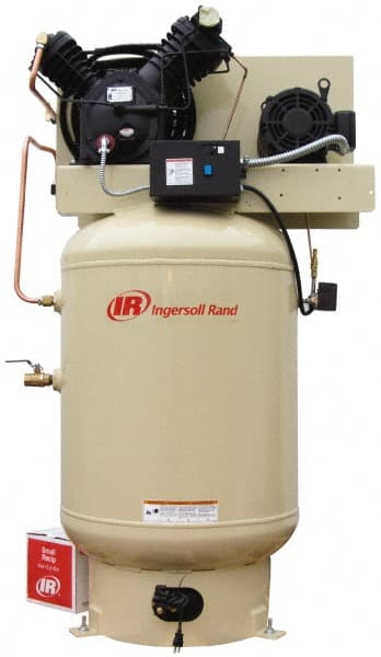 Ingersoll-Rand 45465978 Stationary Electric Air Compressor: 10 hp, 120 gal 