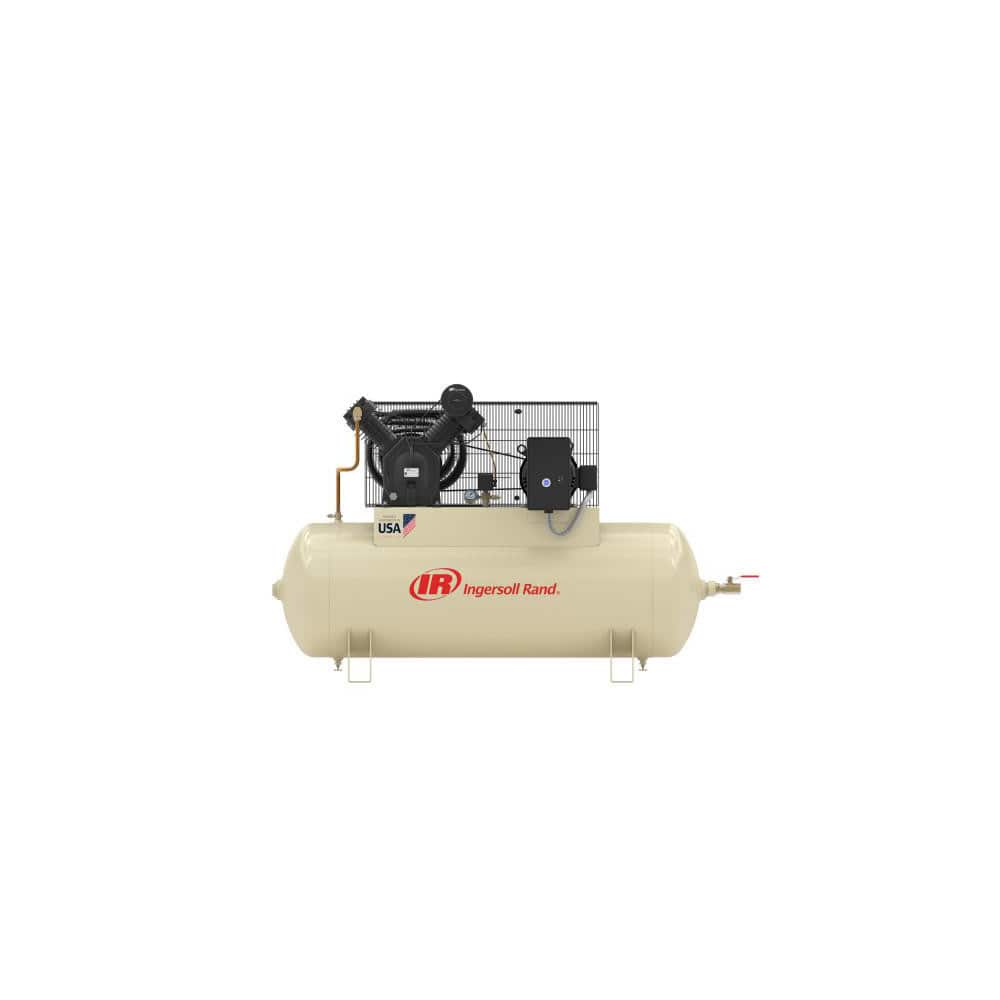 Ingersoll-Rand 45466133 Stationary Electric Air Compressor: 15 hp, 120 gal 