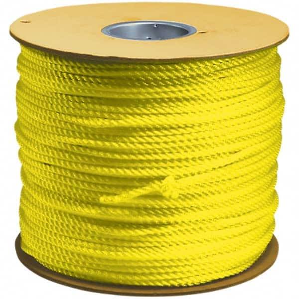 Value Collection 200' Max Length Polypropylene Hollow Braid Flexible Rope 1/4... 