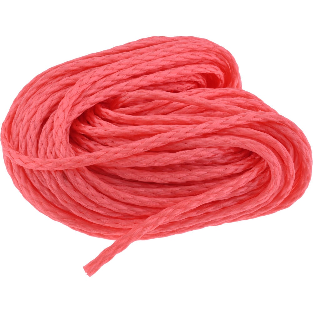 100' Max Length Polypropylene Hollow Braid Flexible Rope