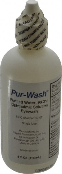 4 oz, Disposable Eyewash Solution