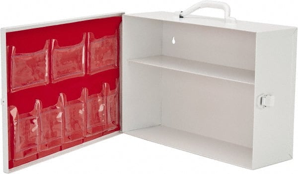 15-1/4 Inch Wide x 4-3/4 Inch Deep x 10-1/4 Inch High, Fixed Industrial Empty First Aid Cabinet