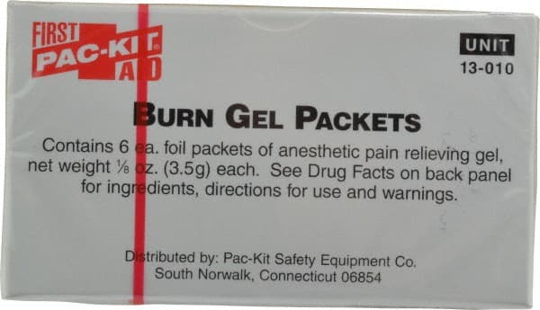 Burn Relief Cream: 1/8 oz, Packet