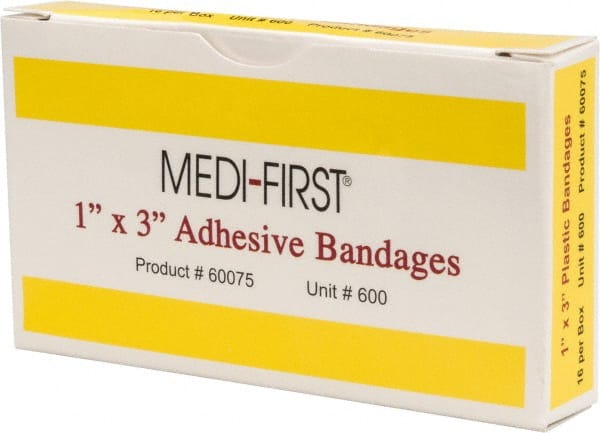 16 Qty 1 Pack 3" Long x 1" Wide, General Purpose Self-Adhesive Bandage
